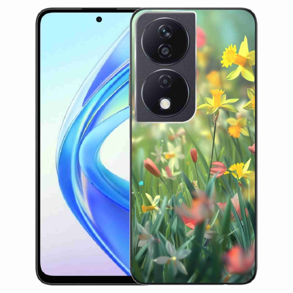 Gélový kryt mmCase na Honor X7b - jarné kvety