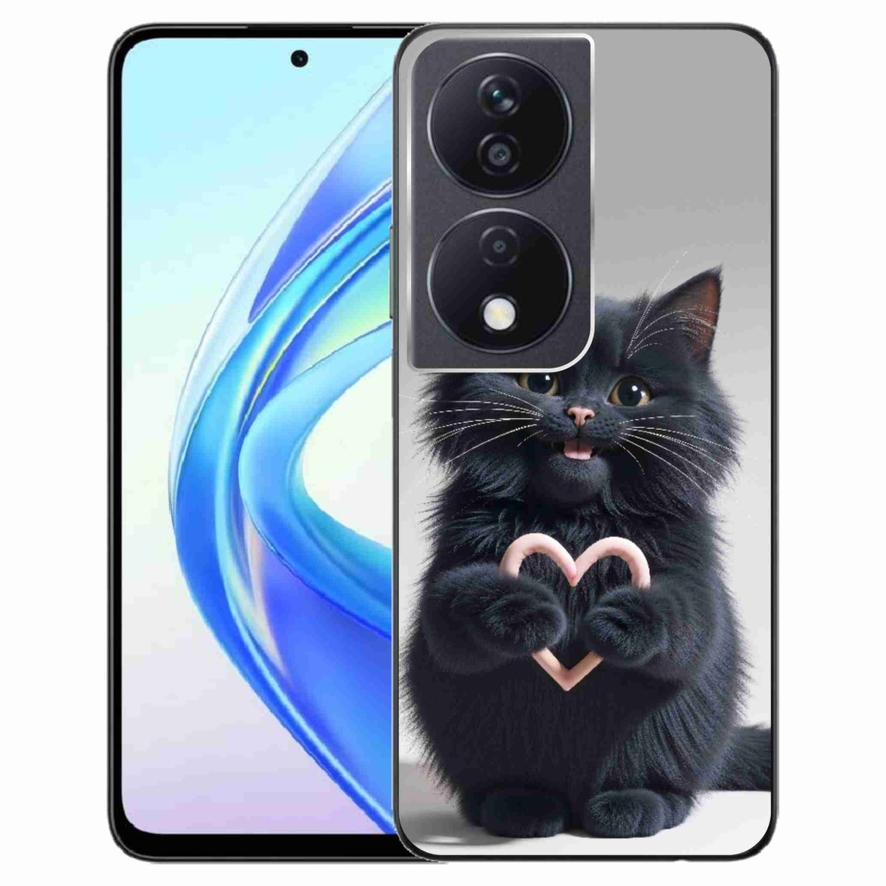 Gélový kryt mmCase na Honor X7b - mačacia láska 3