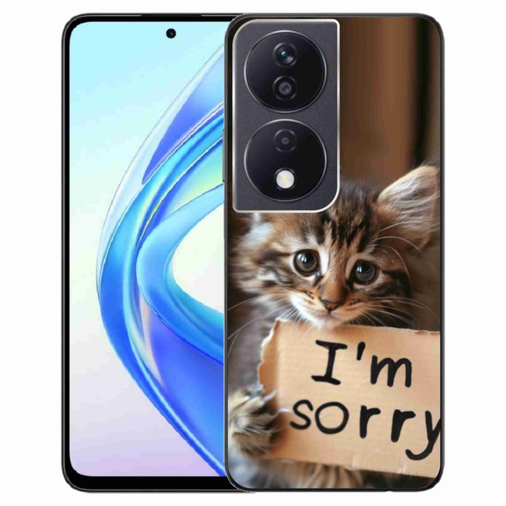 Gélový kryt mmCase na Honor X7b - mačacie ospravedlnenie