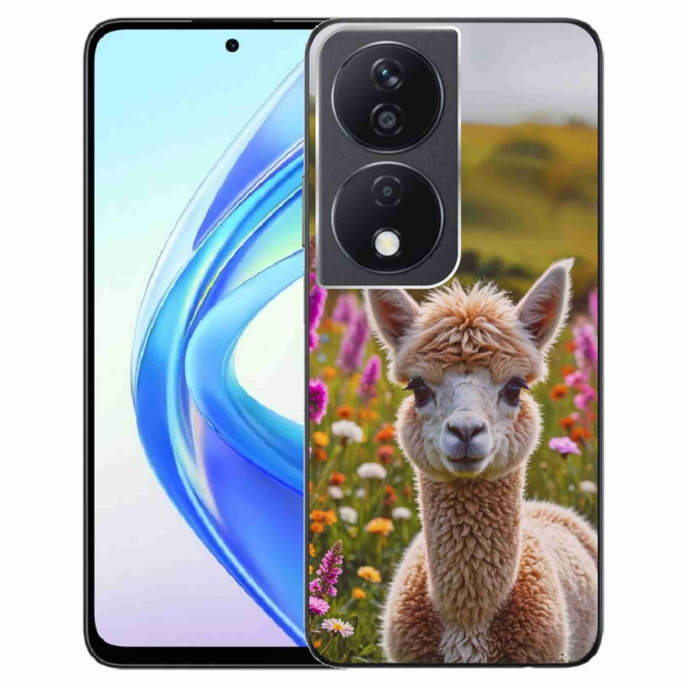 Gélový kryt mmCase na Honor X7b - lama na lúke