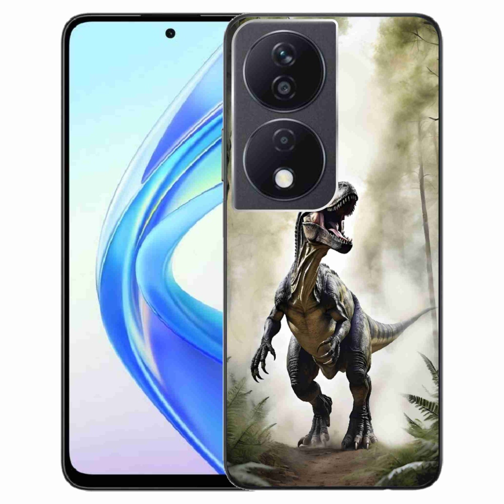 Gélový kryt mmCase na Honor X7b - naštvaný T-Rex