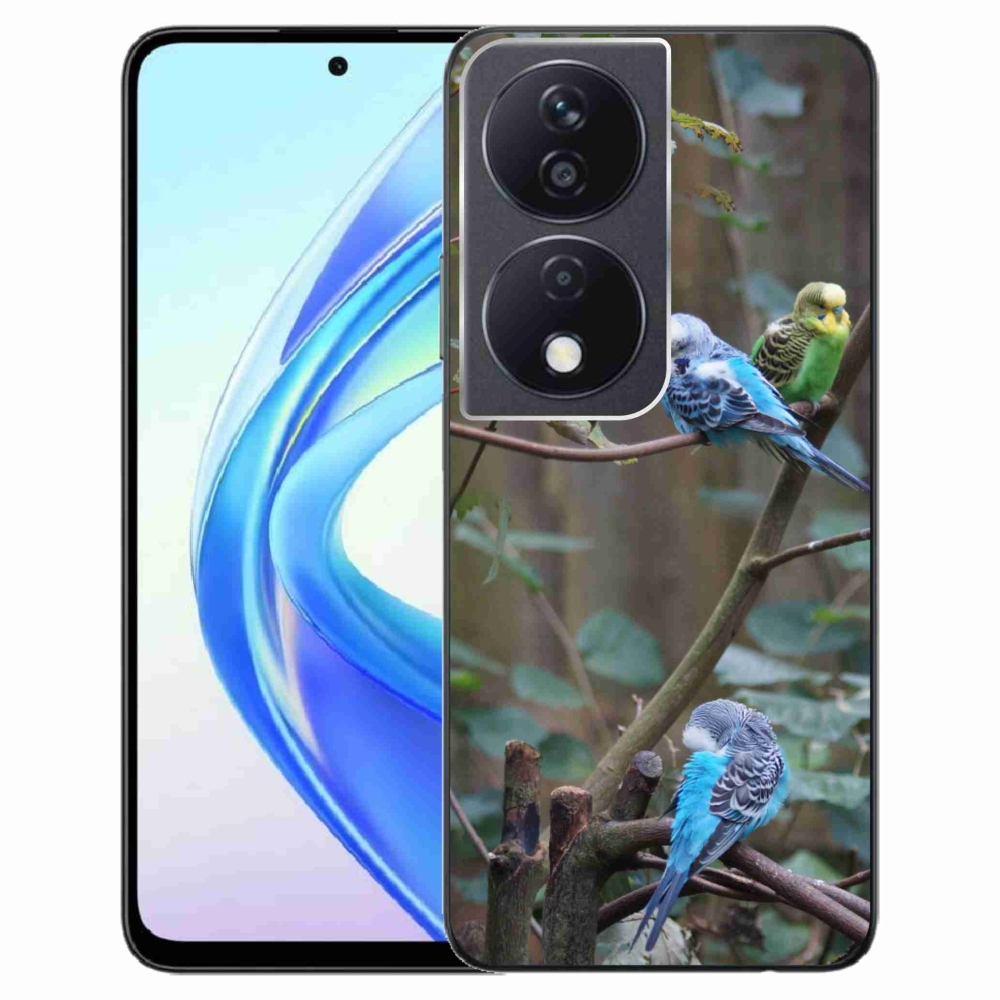 Gélový kryt mmCase na Honor X7b - papagáje na vetve