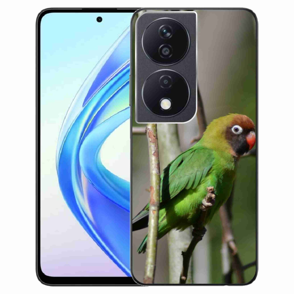 Gélový kryt mmCase na Honor X7b - papagáj agapornis