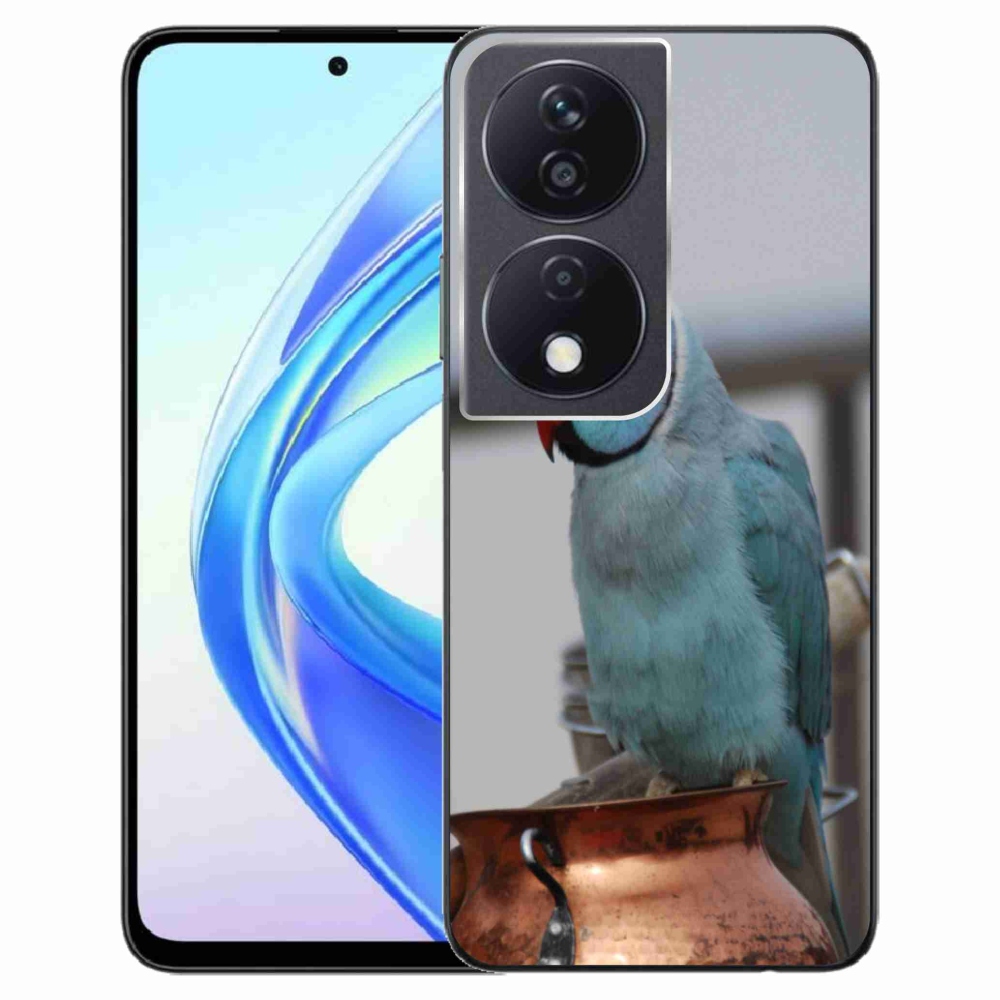 Gélový kryt mmCase na Honor X7b - papagáj alexander modrý