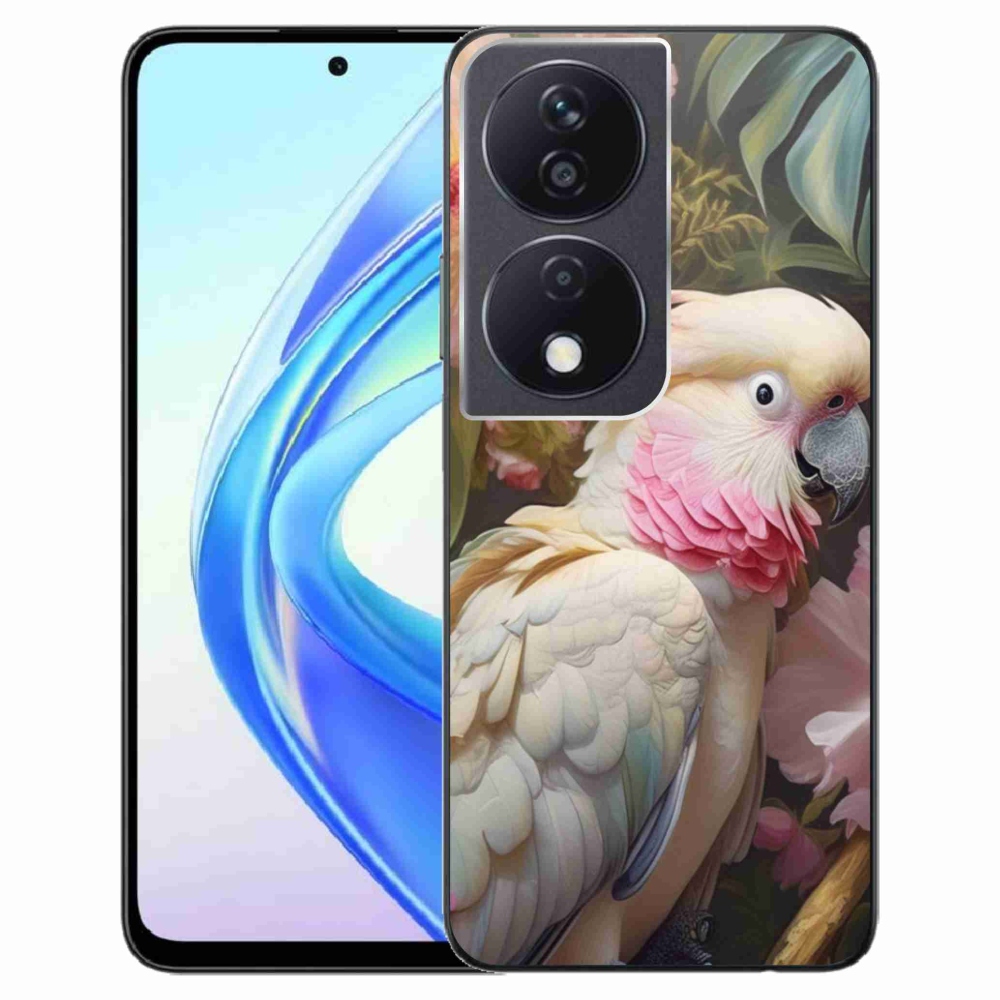 Gélový kryt mmCase na Honor X7b - papagáj kakadu ružový 2