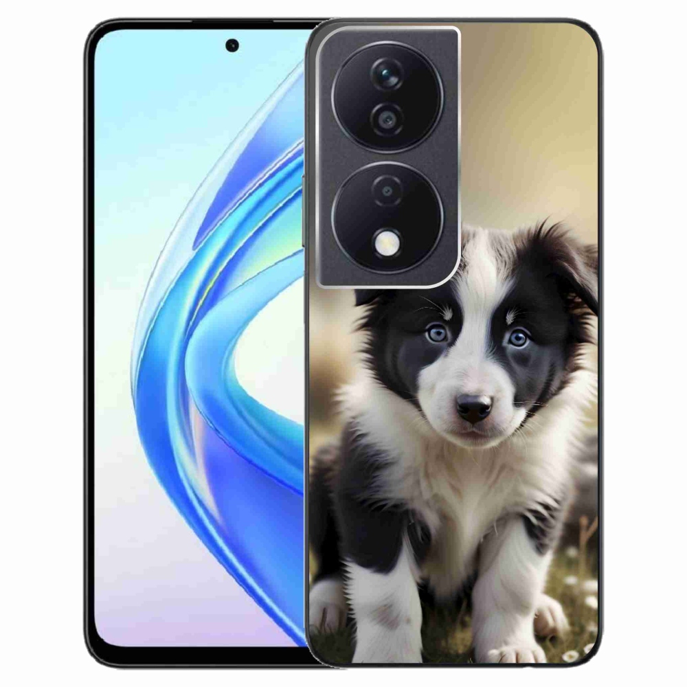 Gélový kryt mmCase na Honor X7b - roztomilá border kólia