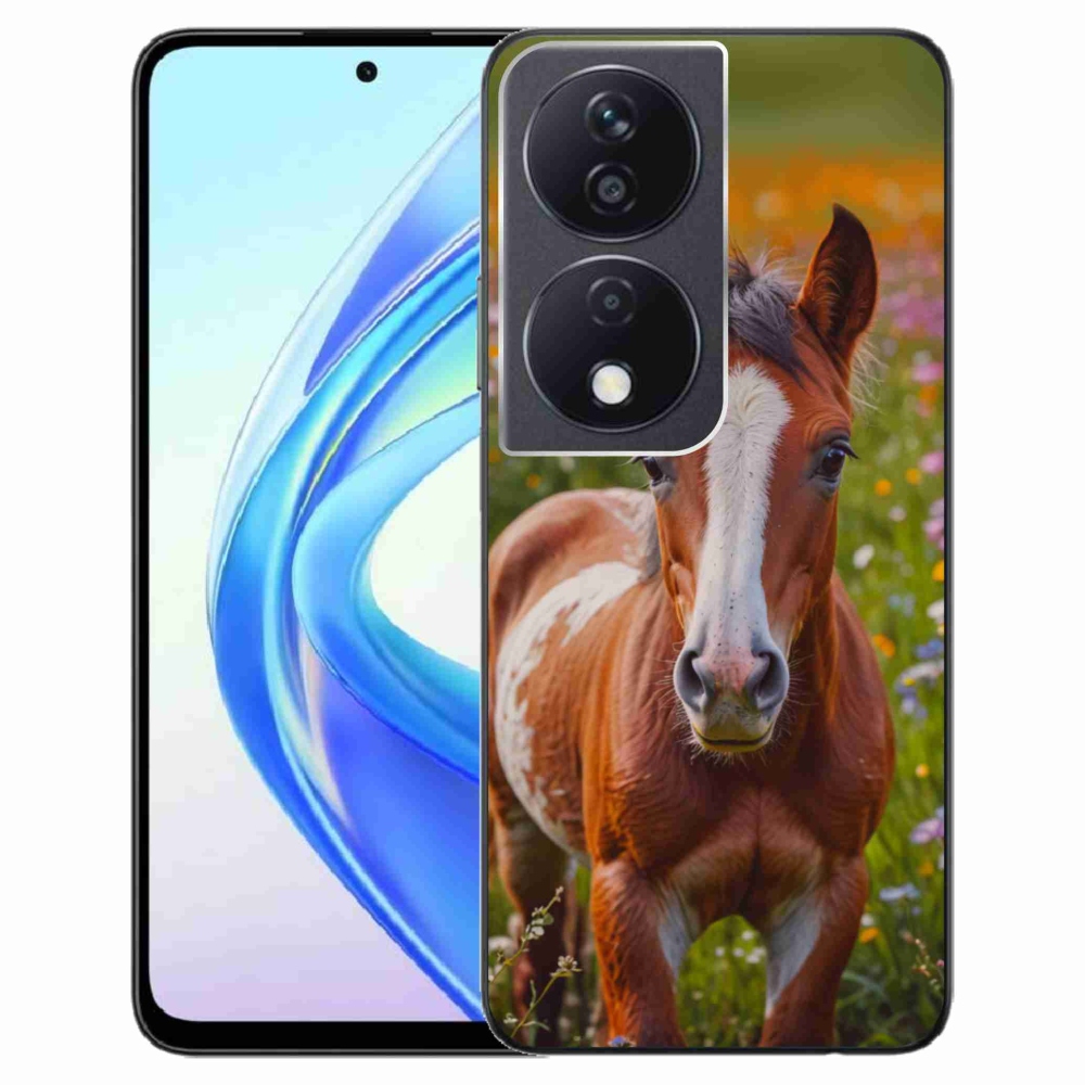 Gélový kryt mmCase na Honor X7b - roztomilé žriebä