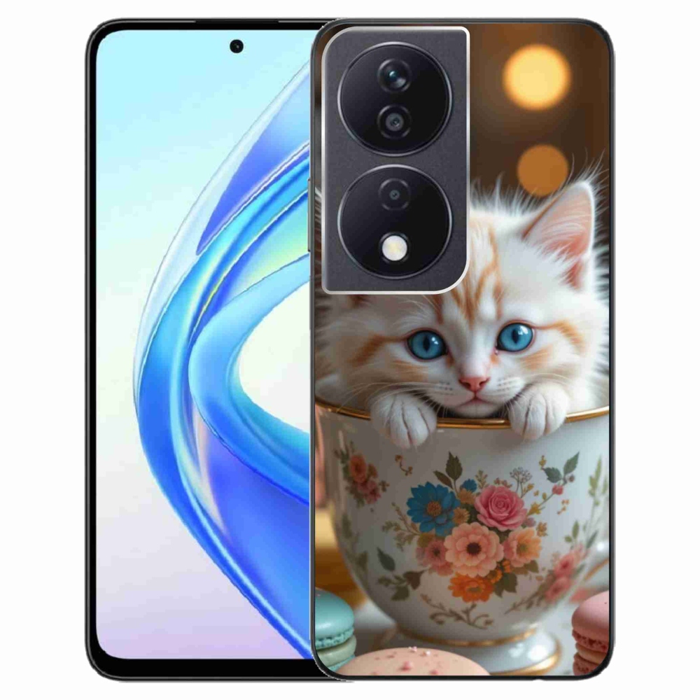 Gélový kryt mmCase na Honor X7b - roztomilé mačiatko 6
