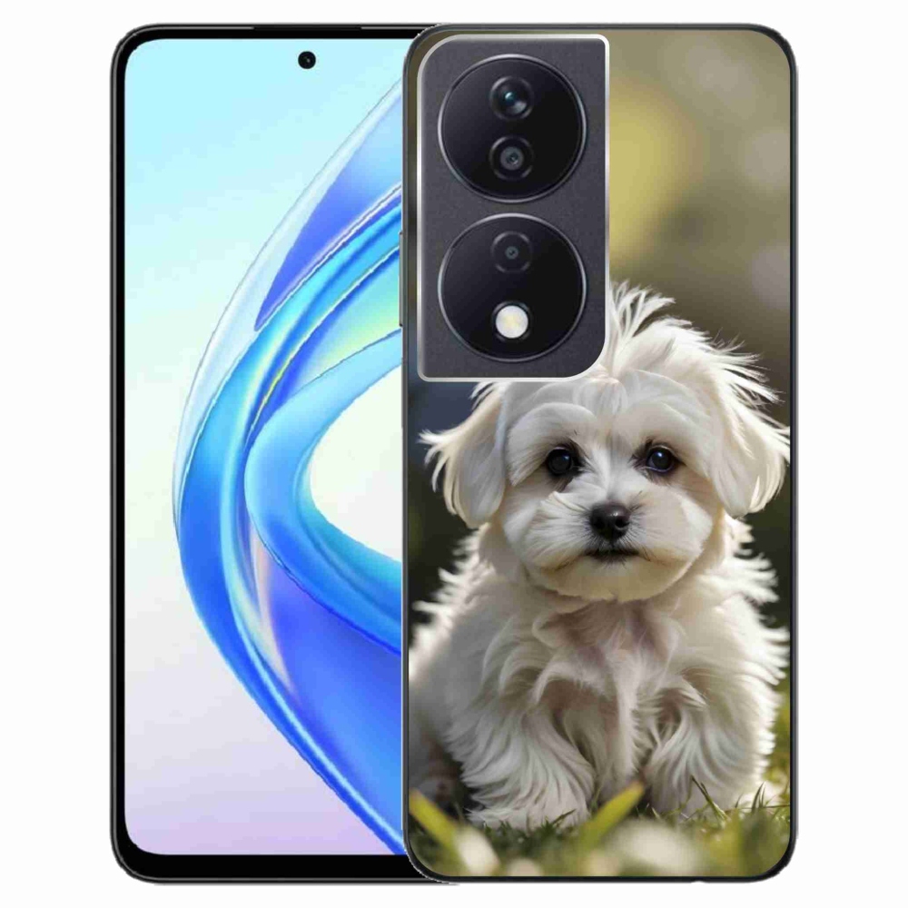 Gélový kryt mmCase na Honor X7b - roztomilý maltézsky psík
