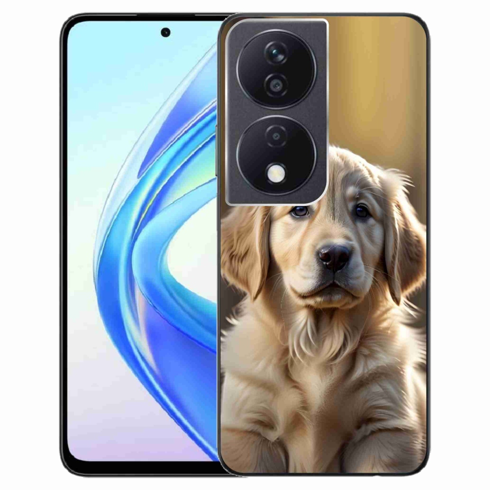 Gélový kryt mmCase na Honor X7b - roztomilý zlatý retriever