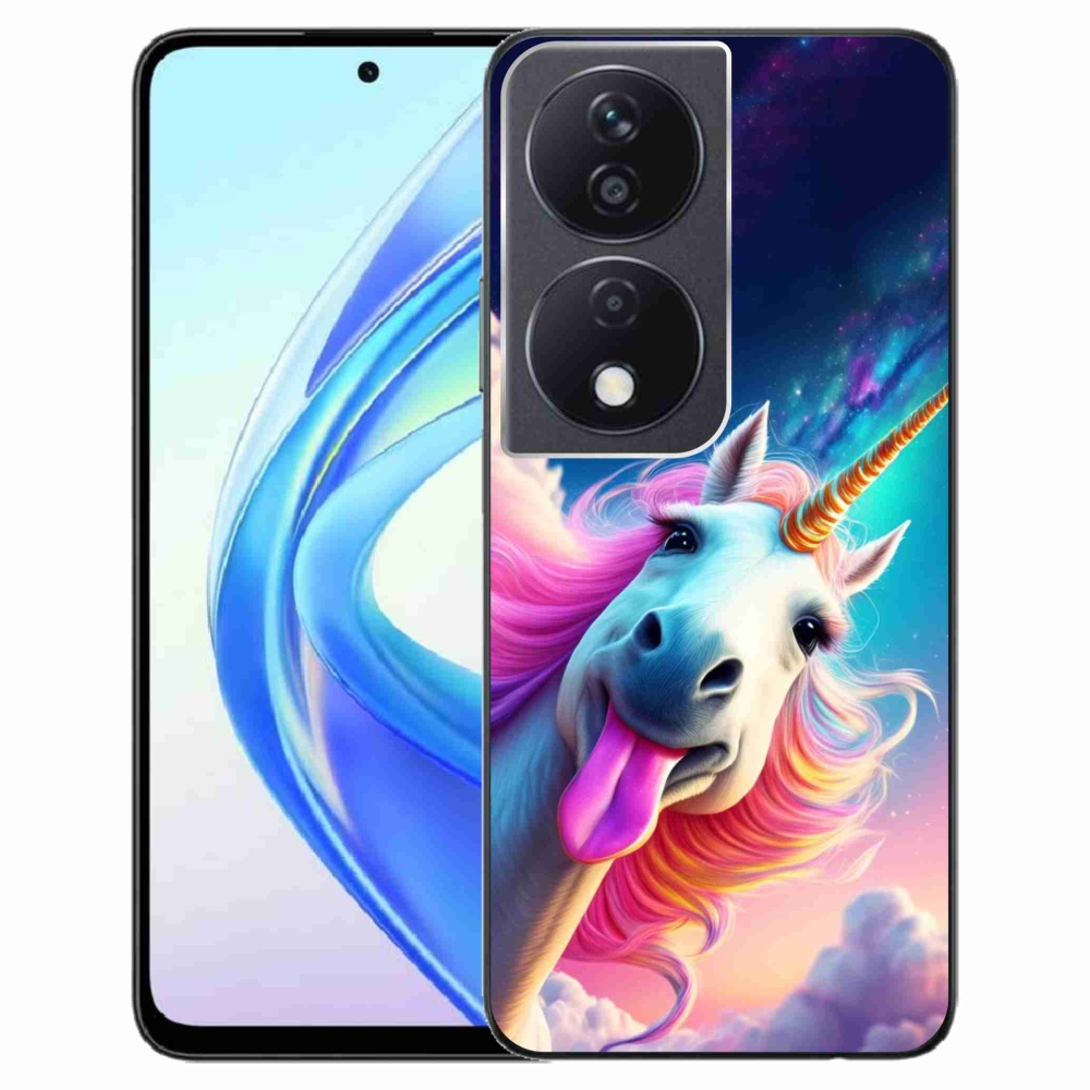 Gélový kryt mmCase na Honor X7b - šialený jednorožec