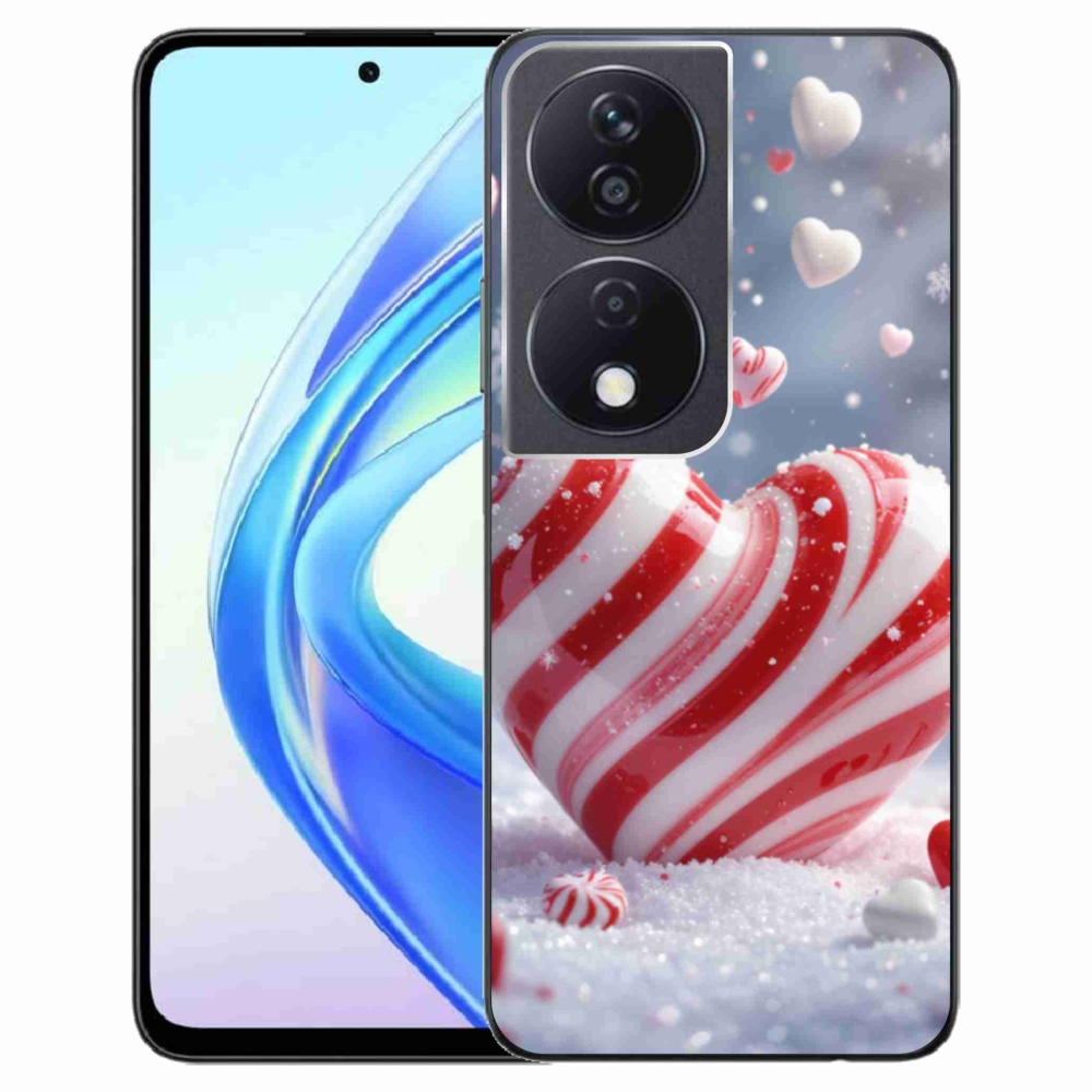 Gélový kryt mmCase na Honor X7b - sladké srdce