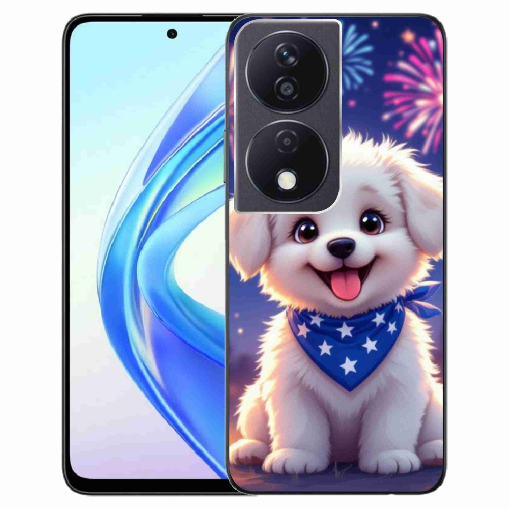 Gélový kryt mmCase na Honor X7b - slávnostné šteňa