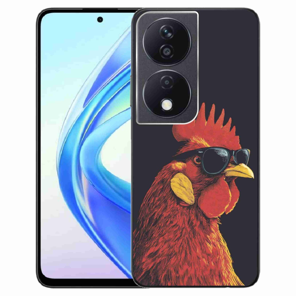 Gélový kryt mmCase na Honor X7b - štýlový kohút