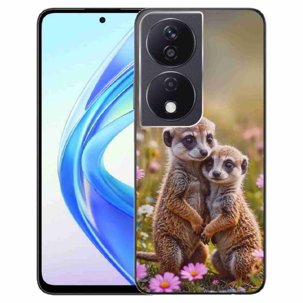 Gélový kryt mmCase na Honor X7b - surikatí duo