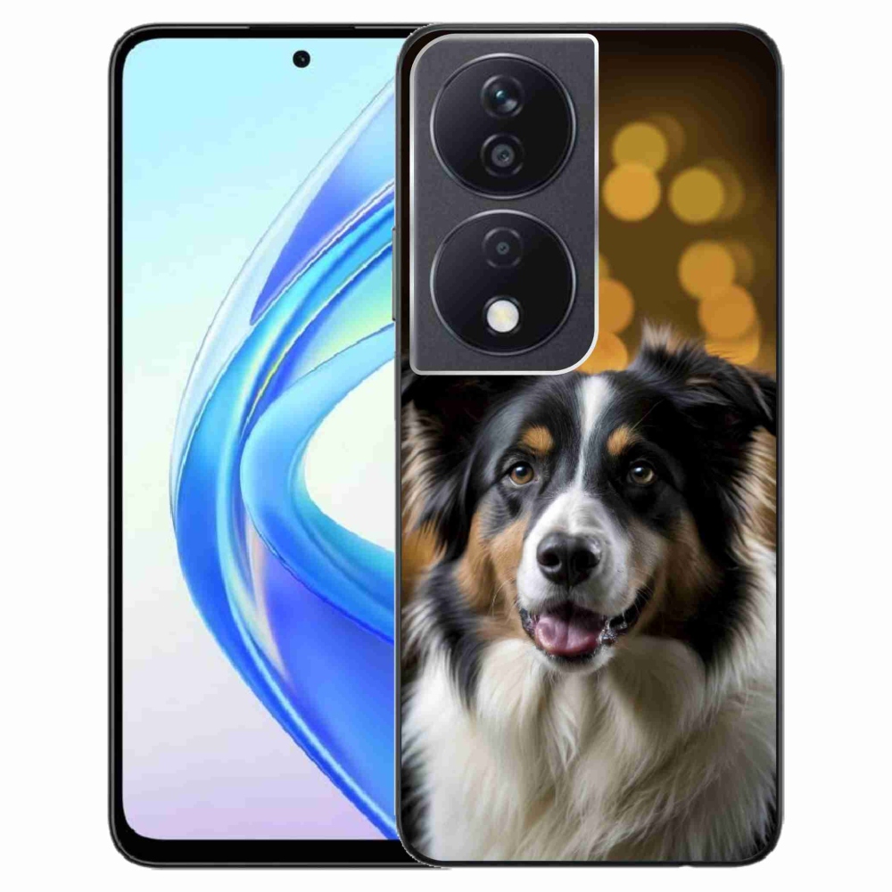 Gélový kryt mmCase na Honor X7b - usmievavý austrálsky ovčiak