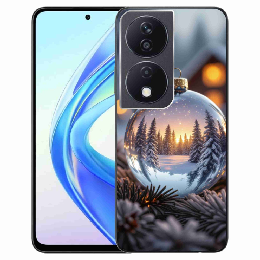 Gélový kryt mmCase na Honor X7b - vianočná ozdoba