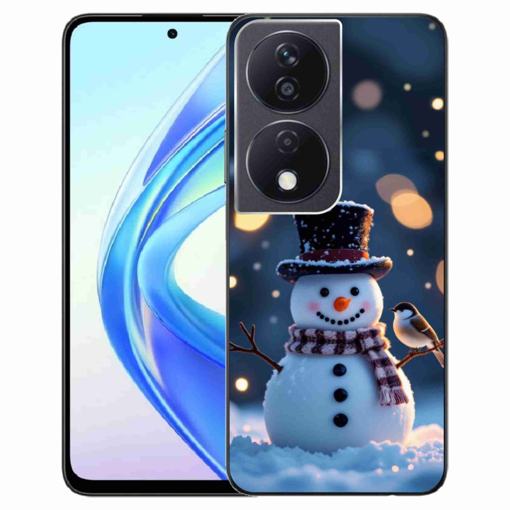 Gélový kryt mmCase na Honor X7b - vianočný snehuliak