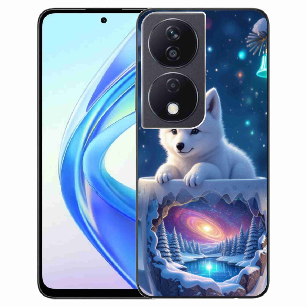 Gélový kryt mmCase na Honor X7b - vianočné šteňa