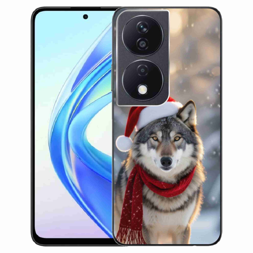 Gélový kryt mmCase na Honor X7b - vianočný vlk
