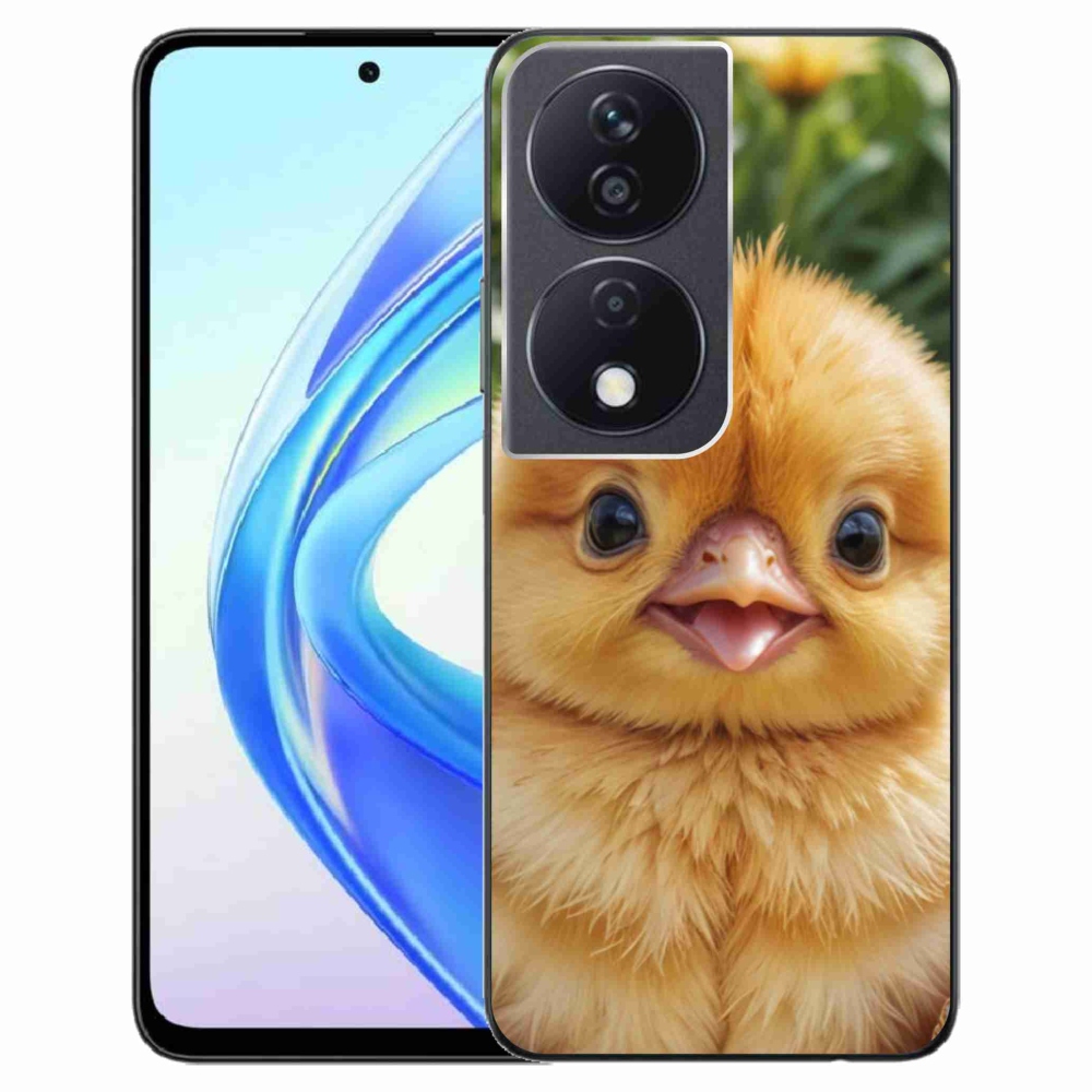 Gélový kryt mmCase na Honor X7b - veselé kuriatko