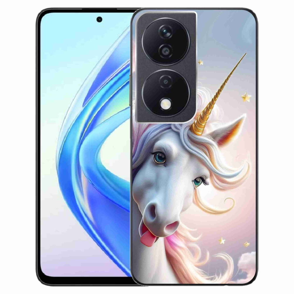 Gélový kryt mmCase na Honor X7b - veselý jednorožec