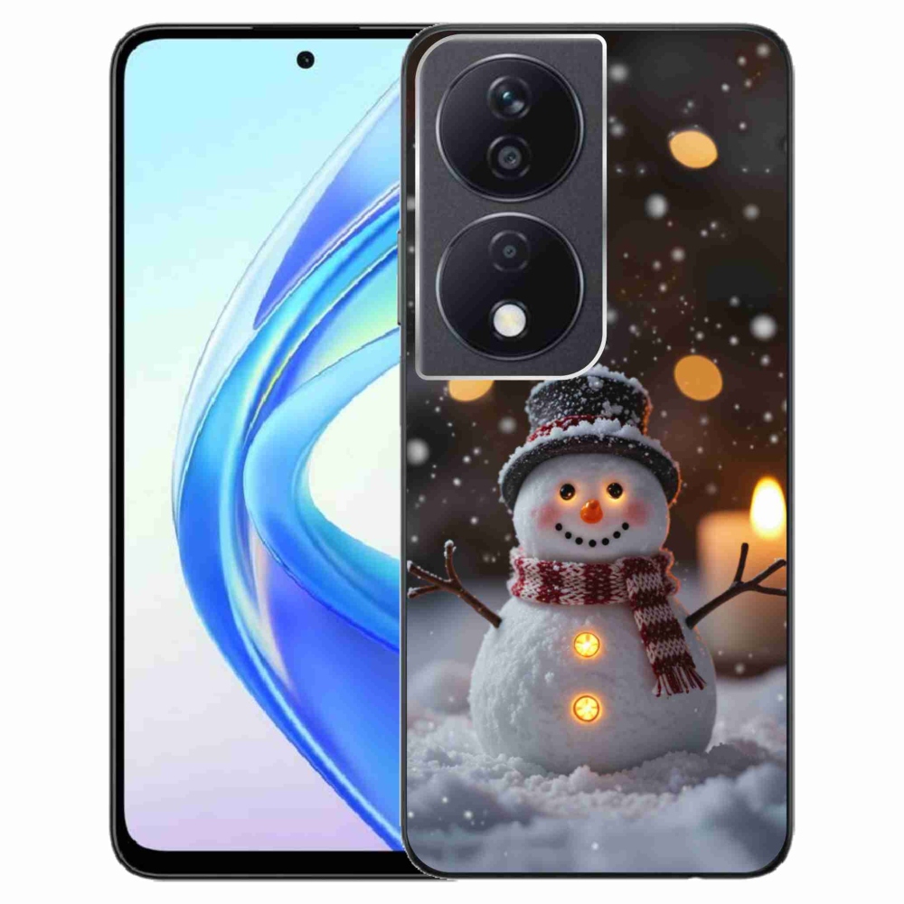 Gélový kryt mmCase na Honor X7b - veselý snehuliak