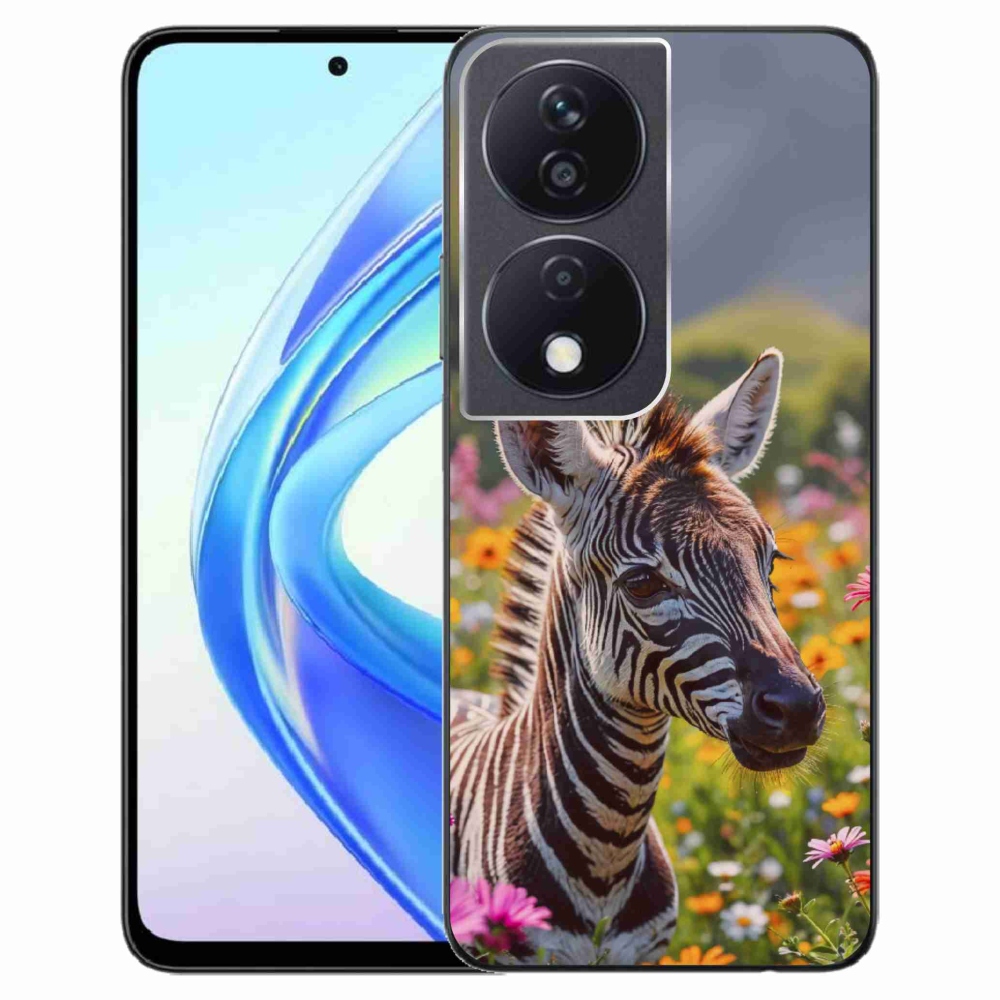 Gélový kryt mmCase na Honor X7b - zebra na lúke
