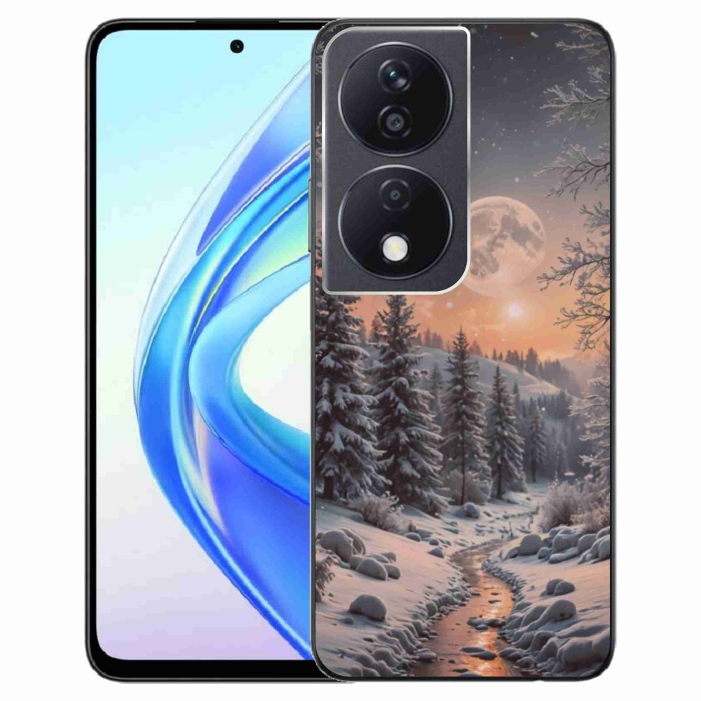 Gélový kryt mmCase na Honor X7b - zimná krajina 2