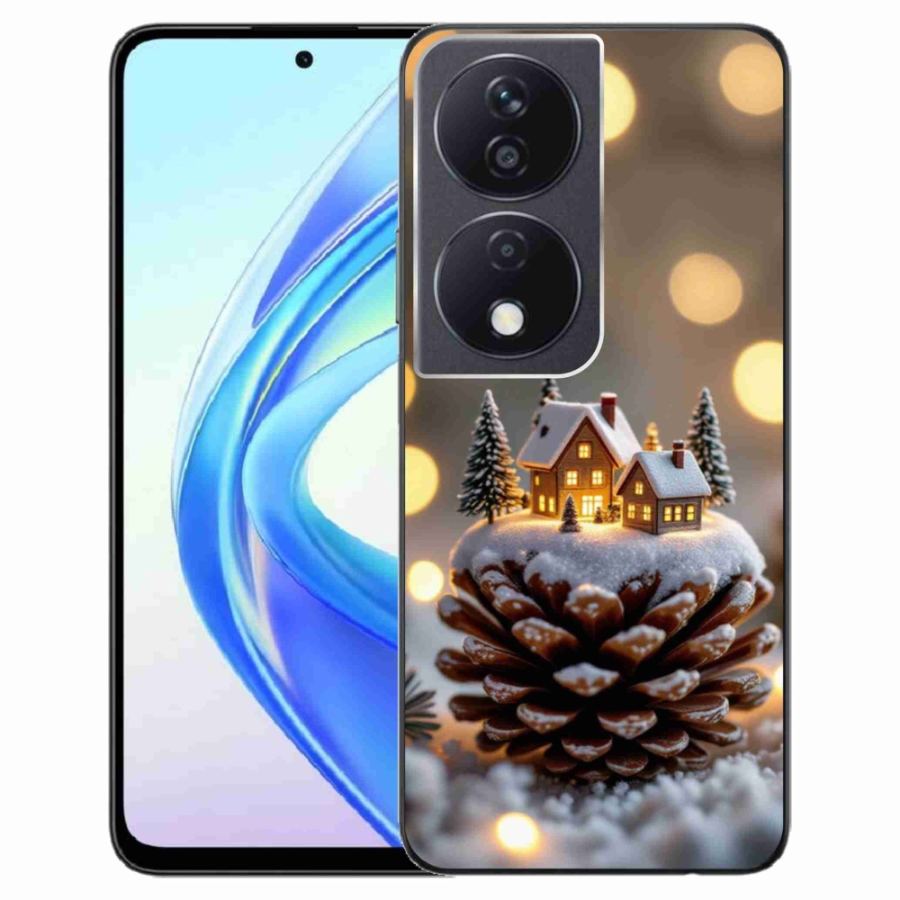 Gélový kryt mmCase na Honor X7b - zimná dedinka