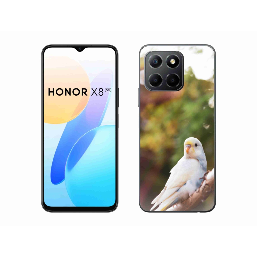 Gélový kryt mmCase na Honor X8 5G/Honor 70 Lite 5G - andulka biela