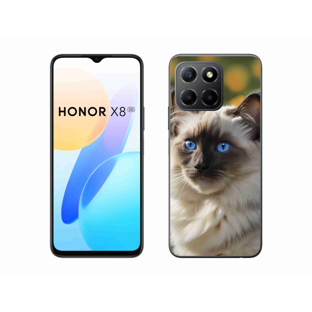 Gélový kryt mmCase na Honor X8 5G/Honor 70 Lite 5G - biely ragdoll