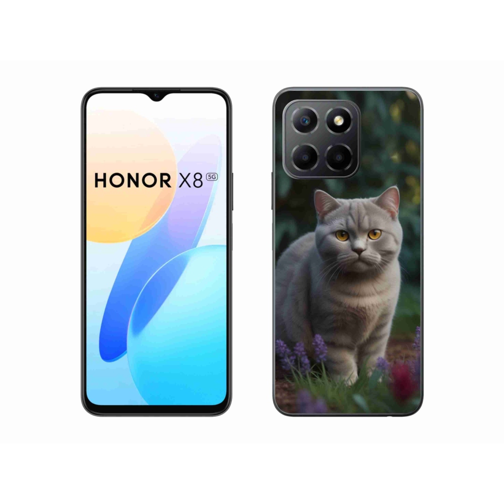 Gélový kryt mmCase na Honor X8 5G/Honor 70 Lite 5G - britská mačka