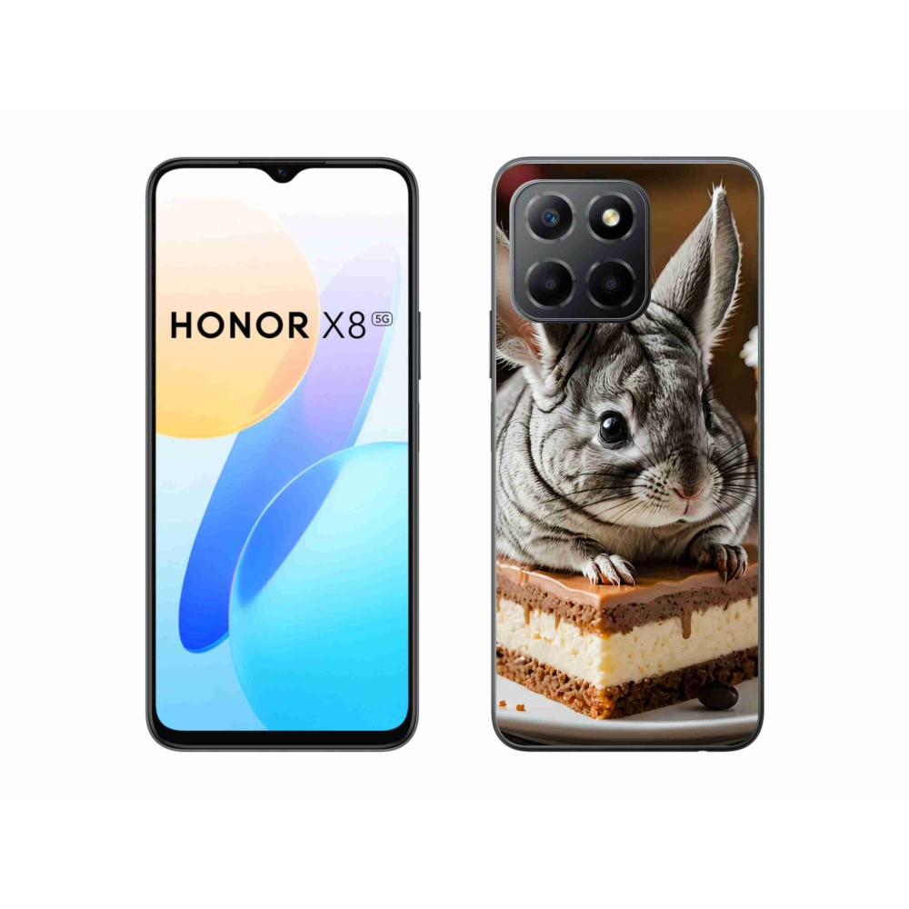Gélový kryt mmCase na Honor X8 5G/Honor 70 Lite 5G - činčila