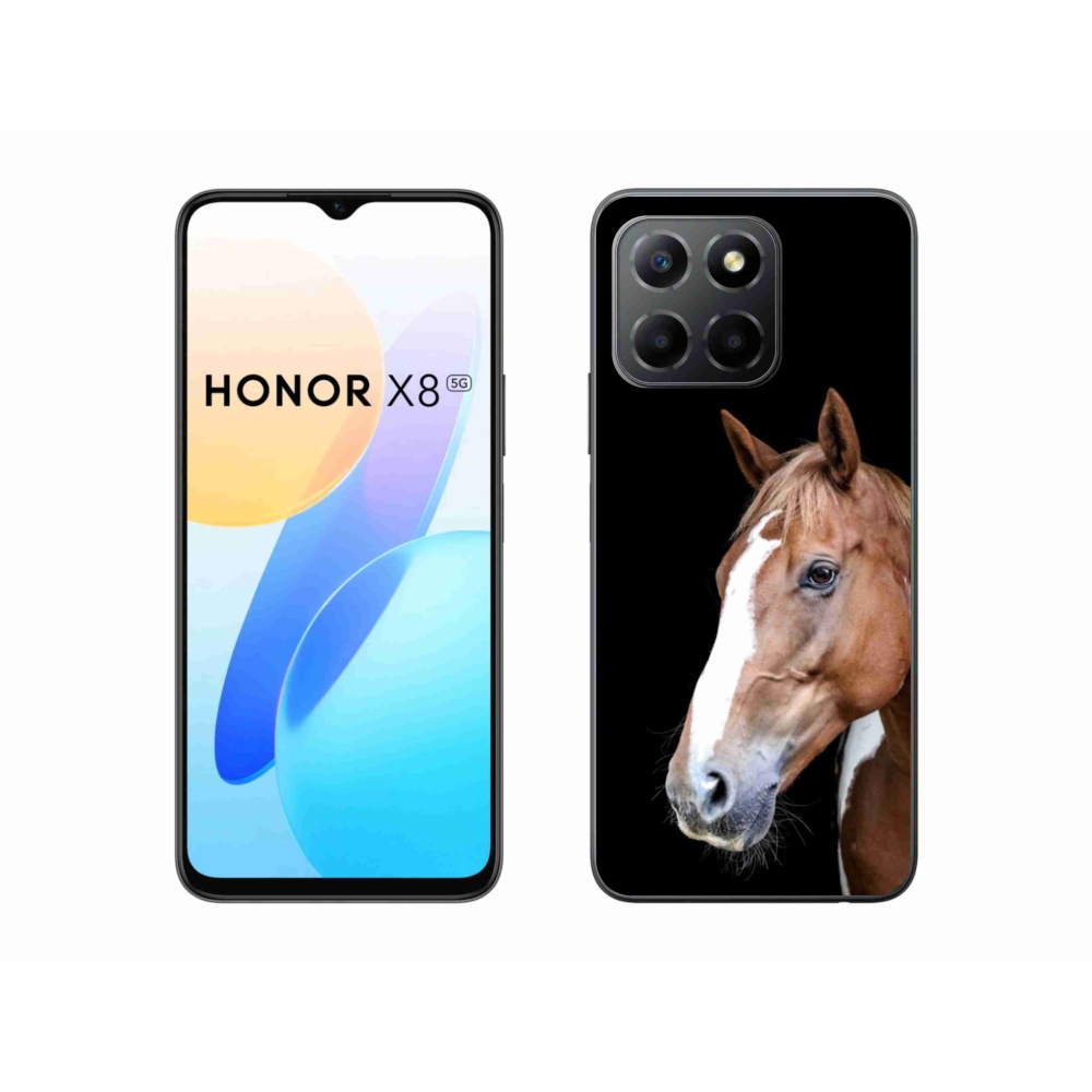 Gélový kryt mmCase na Honor X8 5G/Honor 70 Lite 5G - hnedý kôň 3