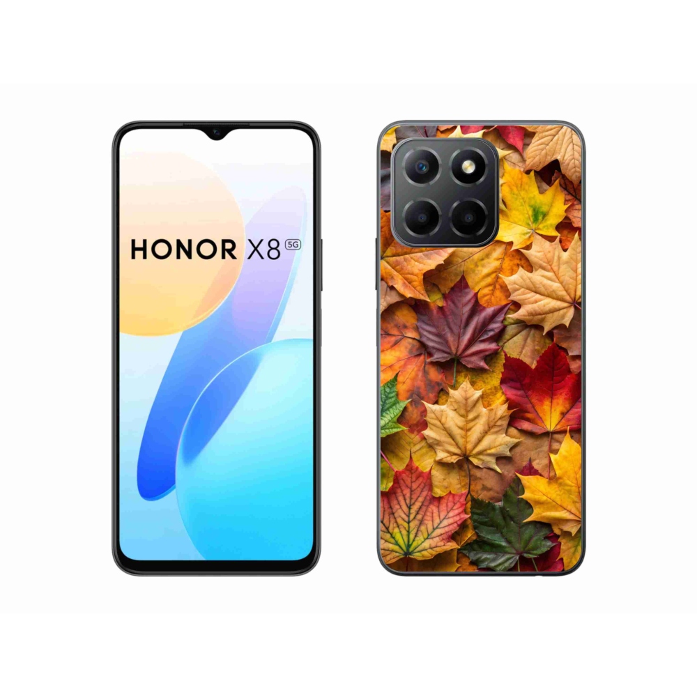 Gélový kryt mmCase na Honor X8 5G/Honor 70 Lite 5G - javorové listy 2