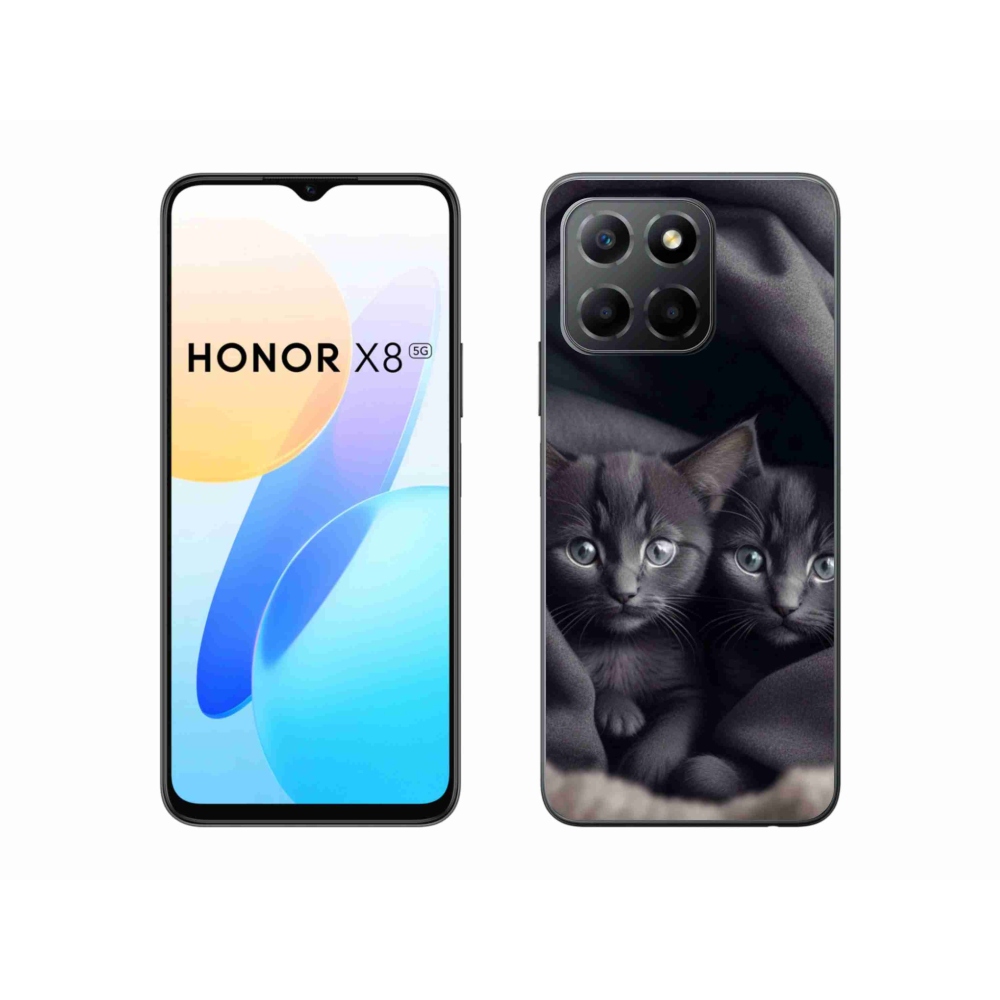 Gélový kryt mmCase na Honor X8 5G/Honor 70 Lite 5G - mačacie duo