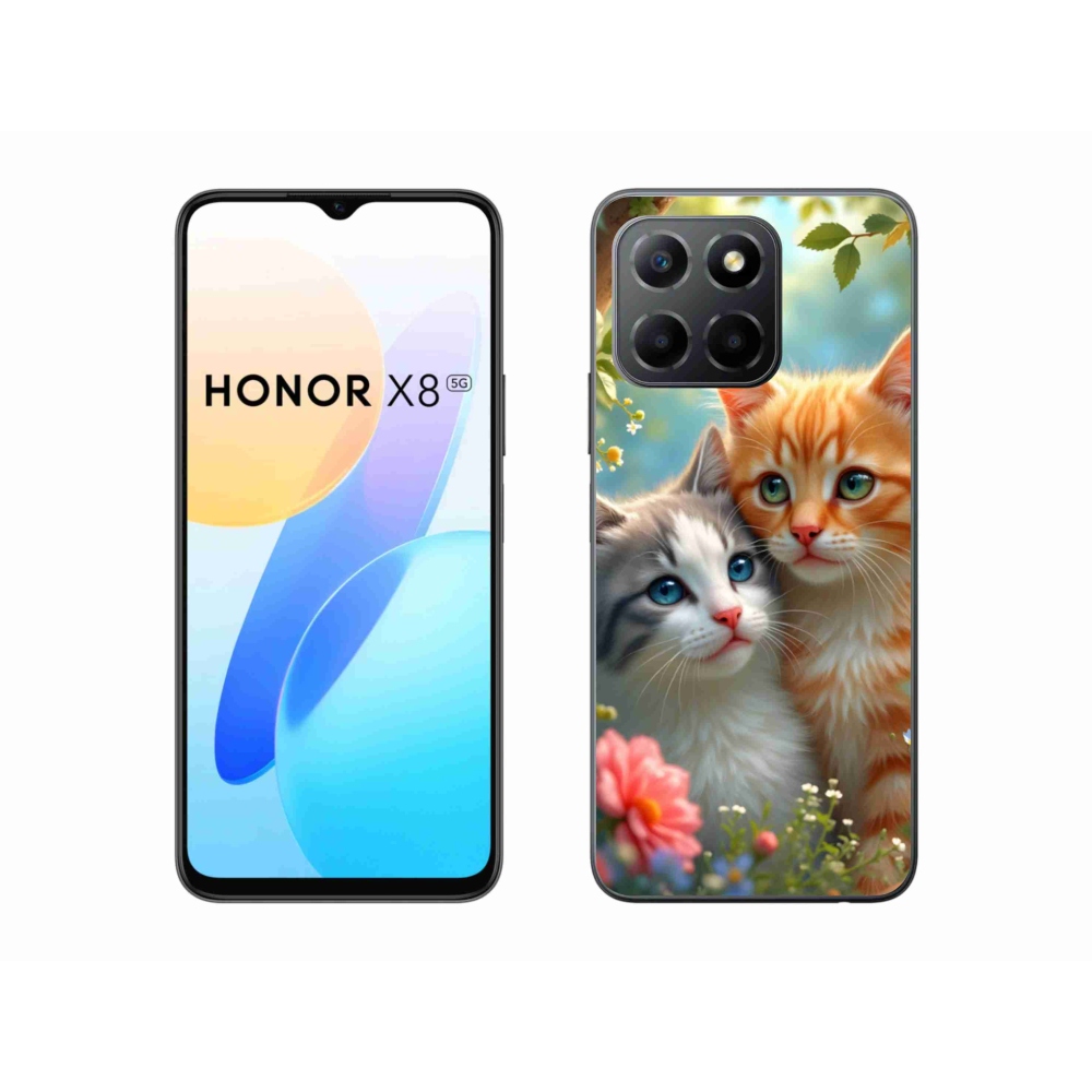 Gélový kryt mmCase na Honor X8 5G/Honor 70 Lite 5G - mačacia láska 2