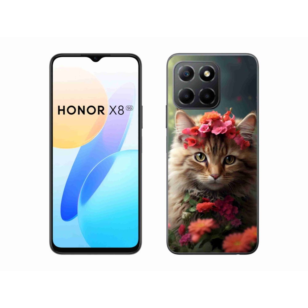 Gélový kryt mmCase na Honor X8 5G/Honor 70 Lite 5G - mačacia princezná