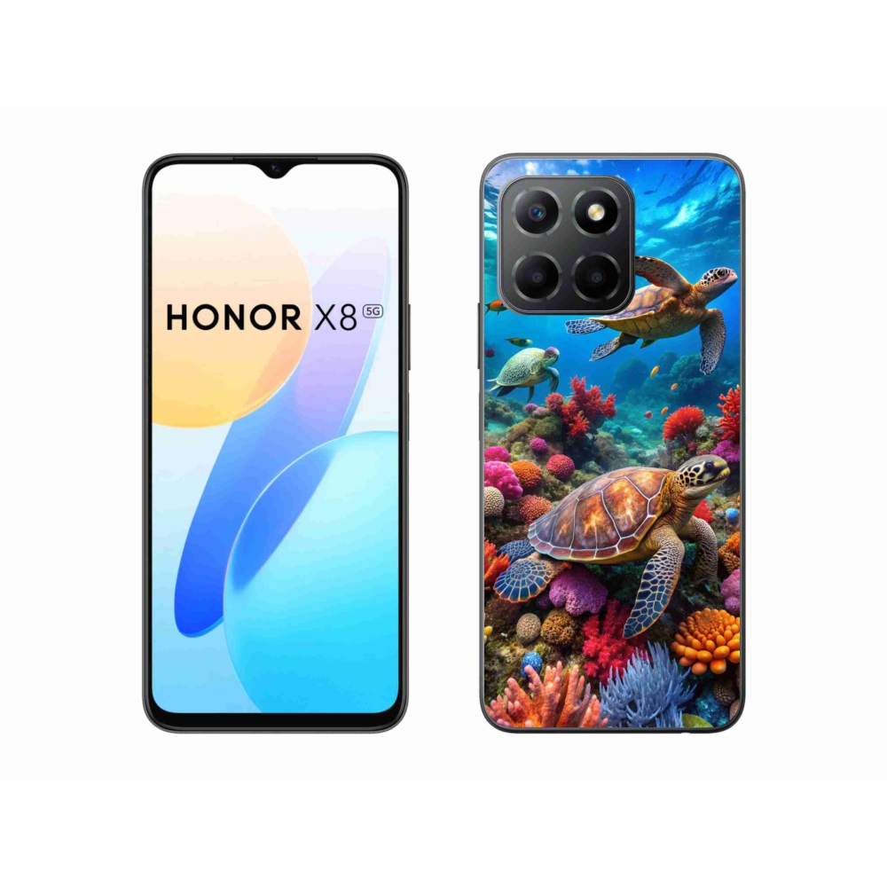 Gélový kryt mmCase na Honor X8 5G/Honor 70 Lite 5G - morský svet 2