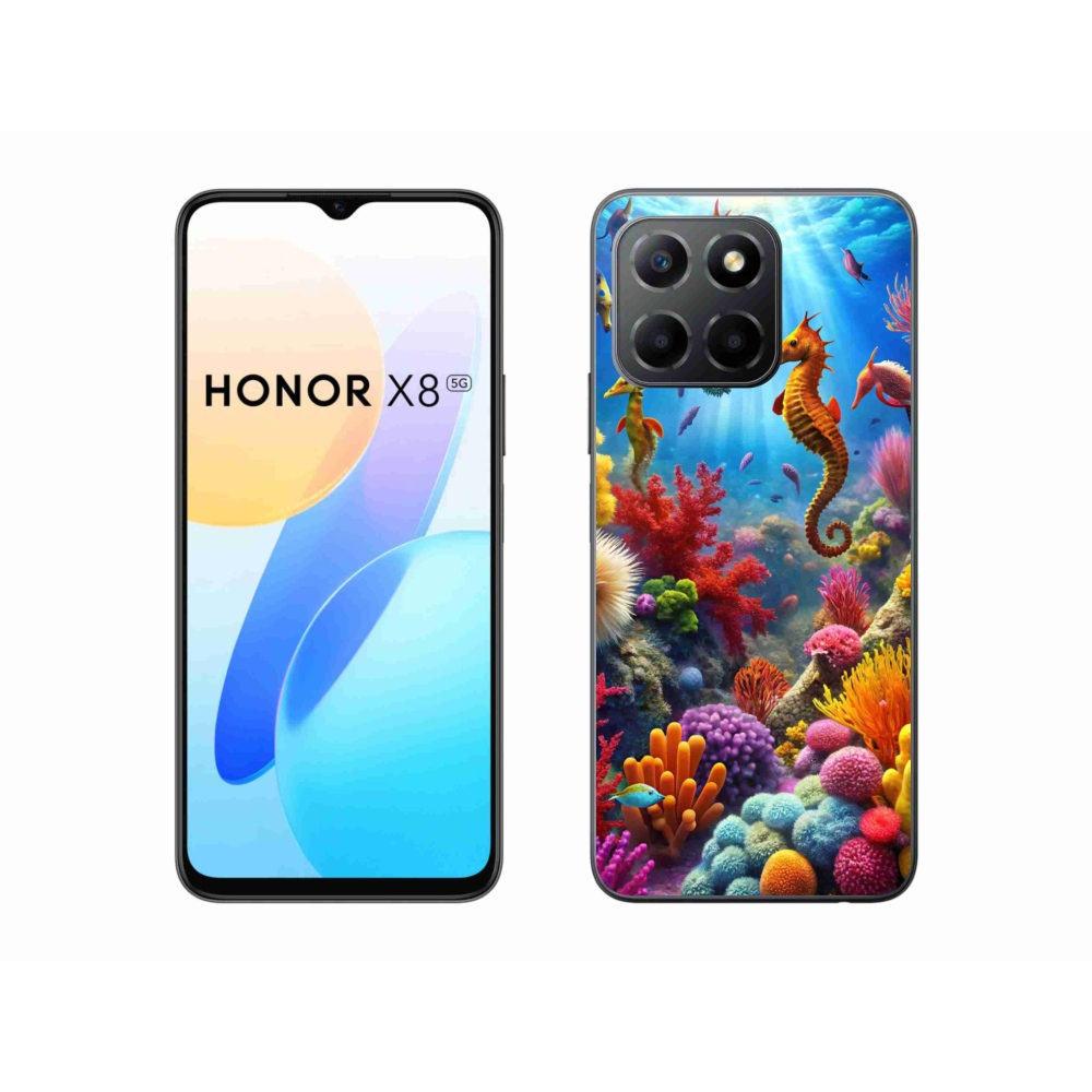 Gélový kryt mmCase na Honor X8 5G/Honor 70 Lite 5G - morský svet 3