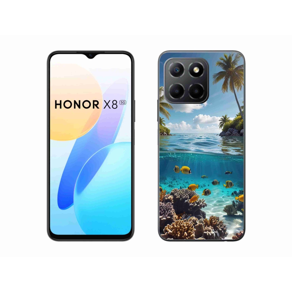 Gélový kryt mmCase na Honor X8 5G/Honor 70 Lite 5G - morský svet 4
