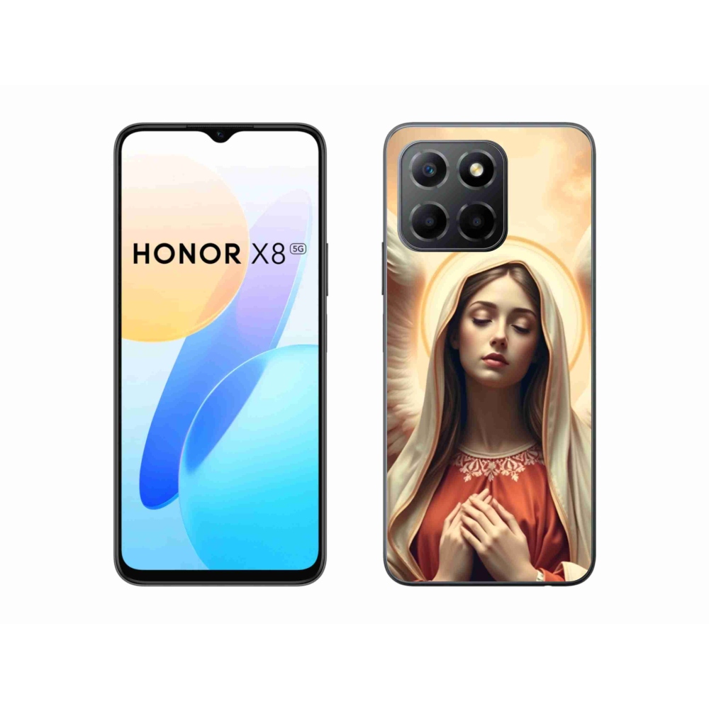 Gélový kryt mmCase na Honor X8 5G/Honor 70 Lite 5G - náboženský motív