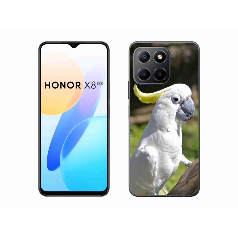 Gélový kryt mmCase na Honor X8 5G/Honor 70 Lite 5G - papagáj kakadu 2