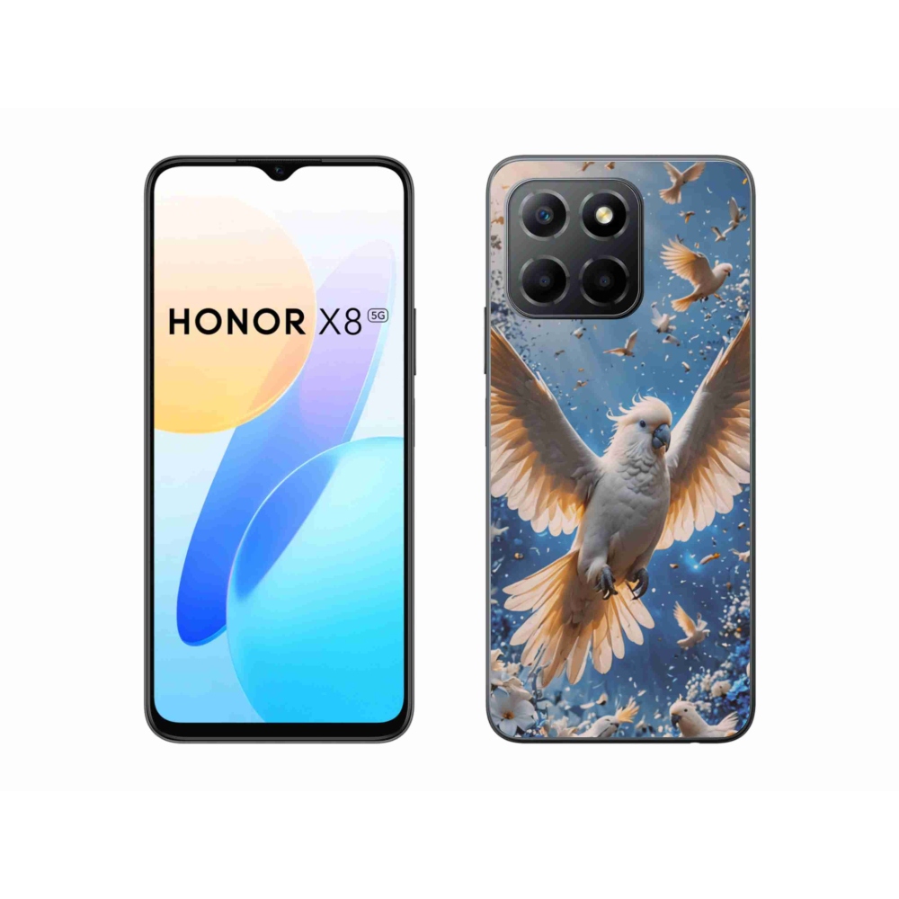 Gélový kryt mmCase na Honor X8 5G/Honor 70 Lite 5G - papagáj kakadu