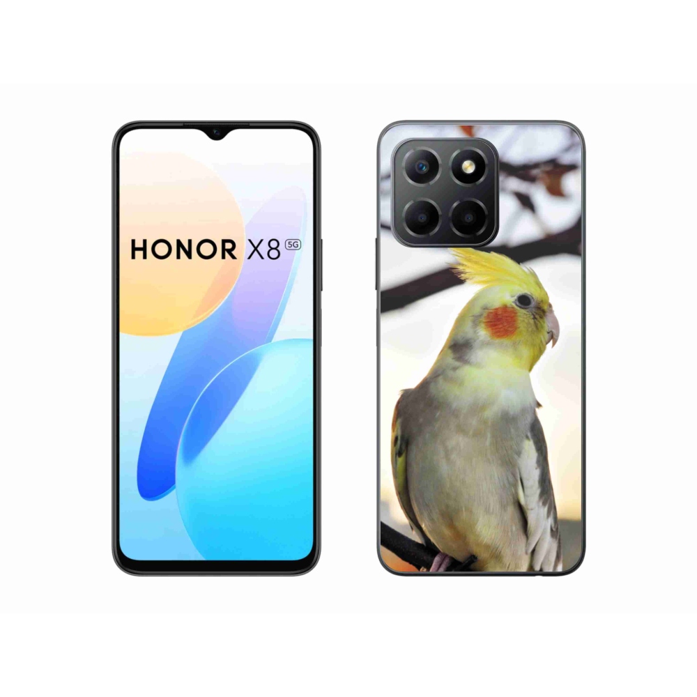 Gélový kryt mmCase na Honor X8 5G/Honor 70 Lite 5G - papagáj korela