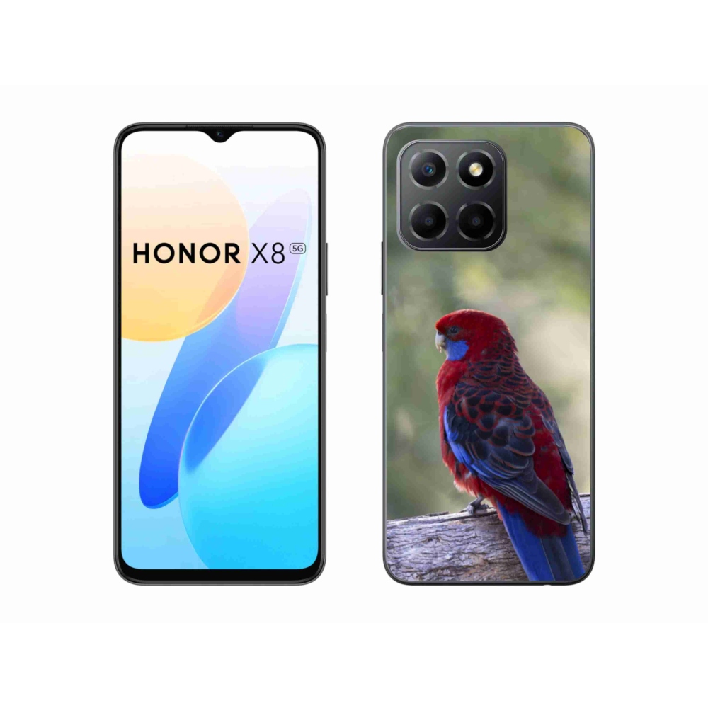Gélový kryt mmCase na Honor X8 5G/Honor 70 Lite 5G - papagáj rosela