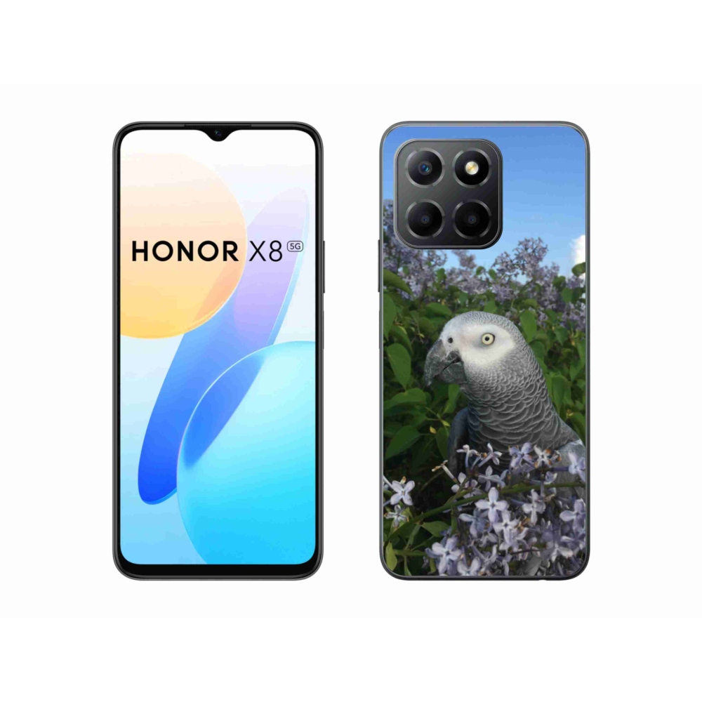 Gélový kryt mmCase na Honor X8 5G/Honor 70 Lite 5G - papagáj žako