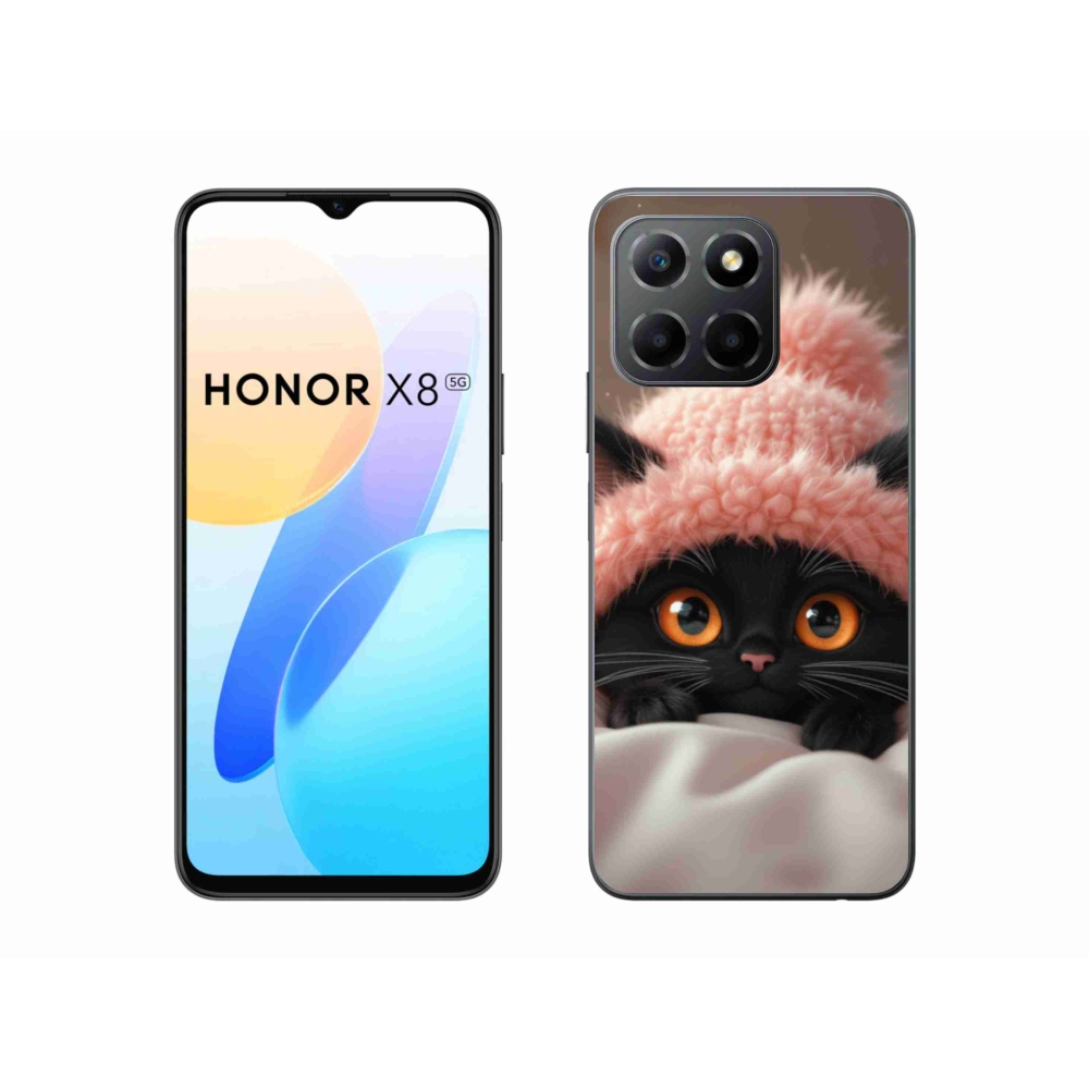 Gélový kryt mmCase na Honor X8 5G/Honor 70 Lite 5G - roztomilé mačiatko 7