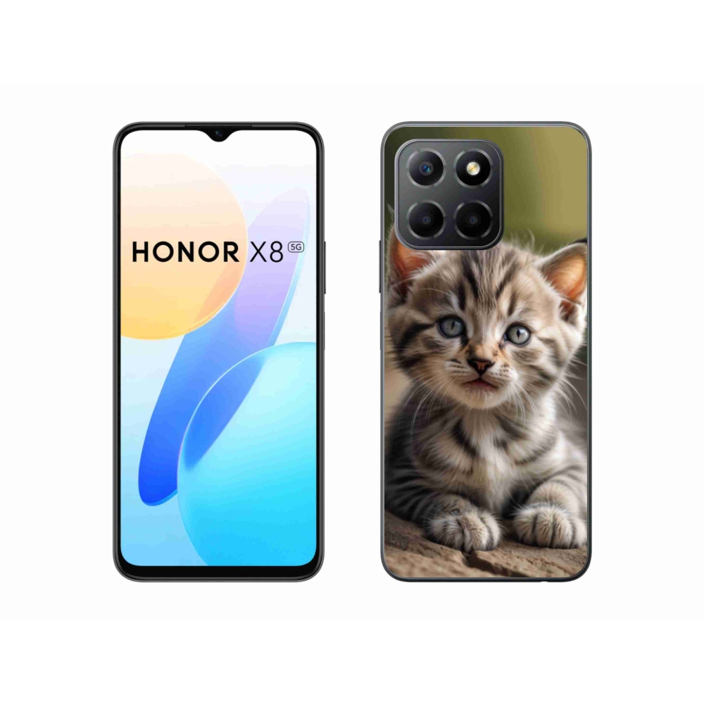Gélový kryt mmCase na Honor X8 5G/Honor 70 Lite 5G - roztomilé mačiatko 9